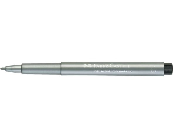 Pitt Artist Pen Metallic 1.5 Tuschestift, silber