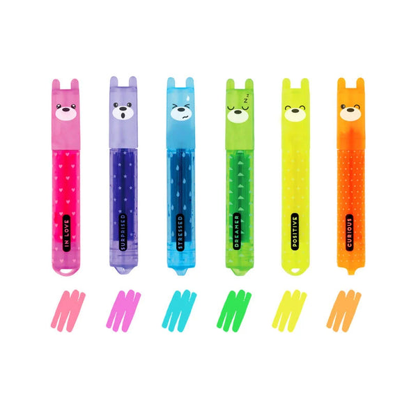 Mini Textmarker - Mini Highlighter - Teddy Style