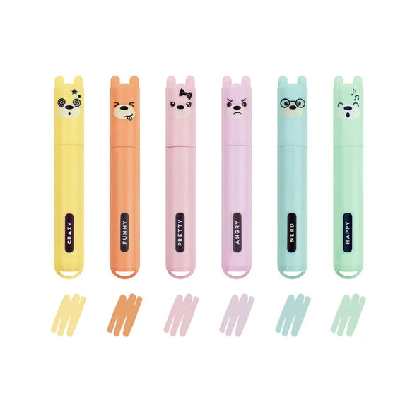 Mini Textmarker - Mini Highlighter - Teddy Style