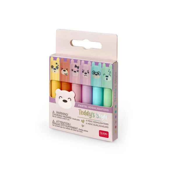 Mini Textmarker - Mini Highlighter - Teddy Style