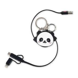 Einziehbares 3-in-1-Ladekabel - Charge 'N Roll