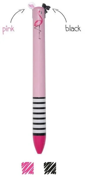 Zweifarbiger Kugelschreiber - Two-colour Ballpoint Pen - Click&clack