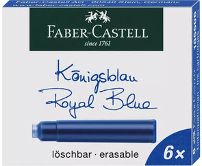 Faber-Castell Tintenpatronen, Standard, 6x