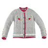 Strickjacke  'Blumenbordüre' - [mondsee.shopping]