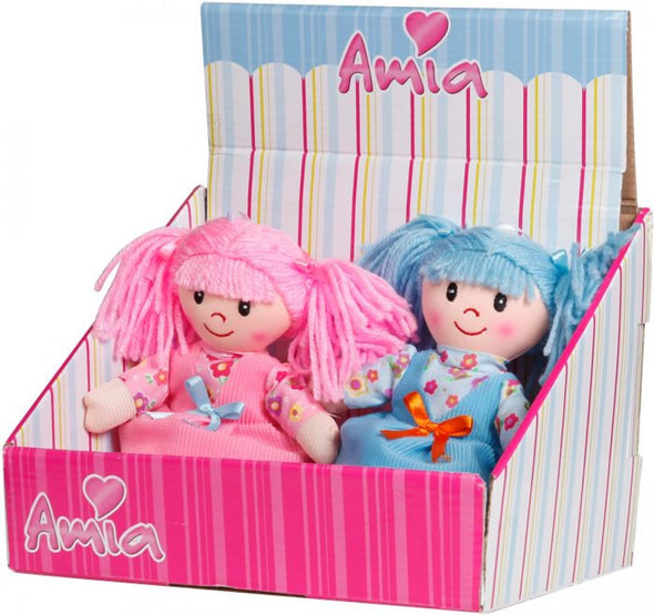 Amia Wollhaarpuppe 20 cm, 2-fach sortiert