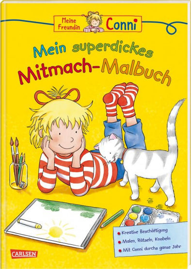 Conni Gelbe Reihe: Mein superdickes Mitmach-Malbuch