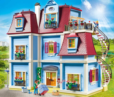 PLAYMOBIL Dollhouse 70205 Mein Großes Puppenhaus, Mit funktionsfähiger Türklingel