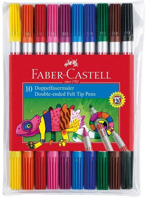 FABER-CASTELL ”Duomaler” 10 Farben