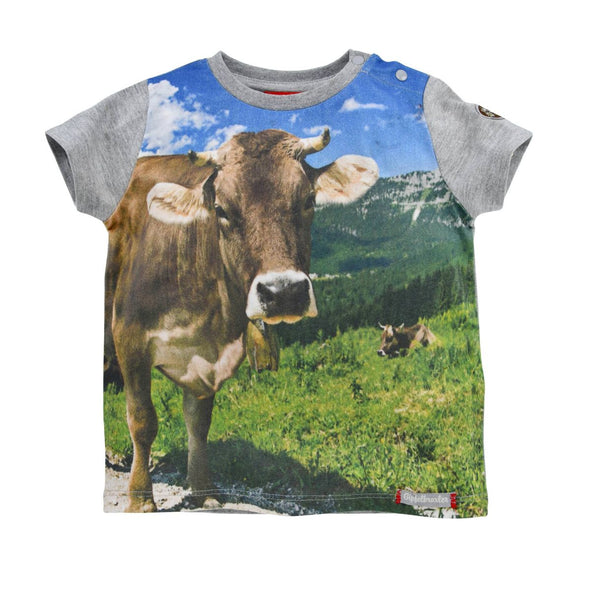 T-Shirt halbarm 'Kuh' - [mondsee.shopping]