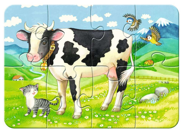 Unsere Lieblingstiere - my first puzzle mit 2,4,6,8 Teilen - Puzzle für Kinder ab 2 Jahren