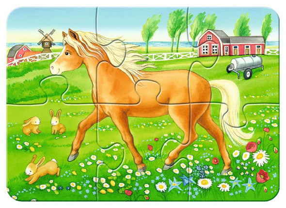 Unsere Lieblingstiere - my first puzzle mit 2,4,6,8 Teilen - Puzzle für Kinder ab 2 Jahren