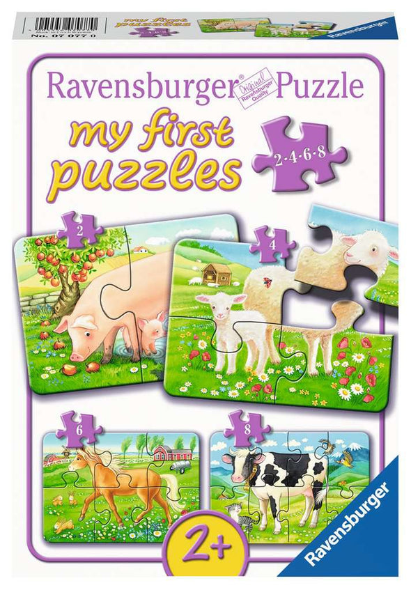 Unsere Lieblingstiere - my first puzzle mit 2,4,6,8 Teilen - Puzzle für Kinder ab 2 Jahren